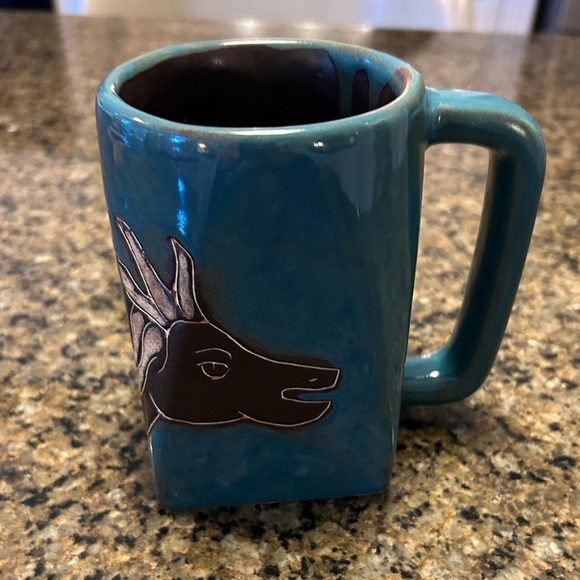 MARA STONEWARE COLLECTION - One 10 Ounce Mug Coffee Wild Horses Design - Picture 7 of 16